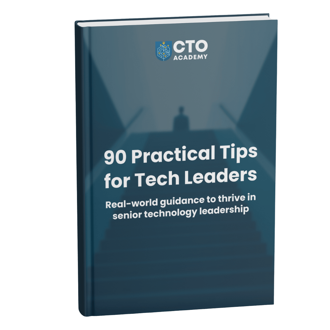 Free guide - 90 things you need to know to become an effective CTO